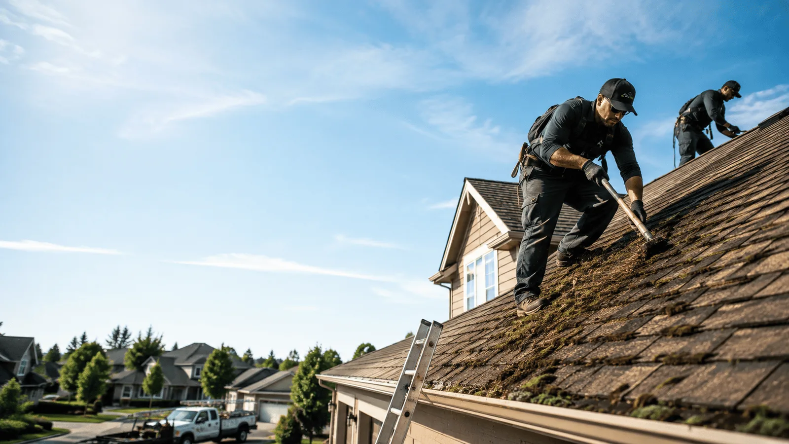 Roof Moss Removal in Minden, TX near me